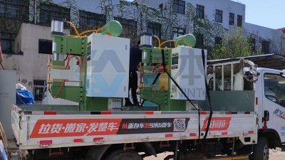 焊本為煙臺(tái)和威海客戶發(fā)貨中頻點(diǎn)凸焊機(jī)