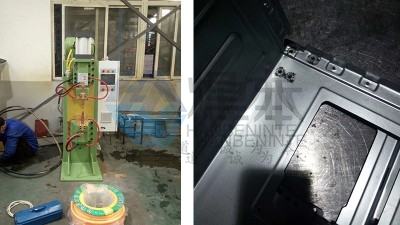 焊本為青島某客戶發(fā)貨并調(diào)試鍍鋅板中頻螺母點(diǎn)焊機(jī)